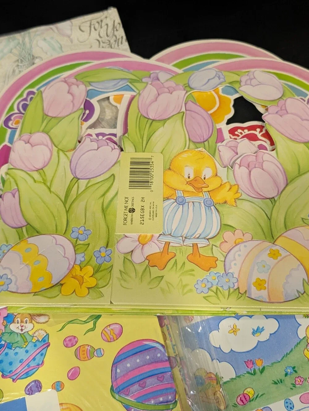 Large Lot Vtg Easter & Wedding American Greetings  Wrapping Paper Tissue & Boxes